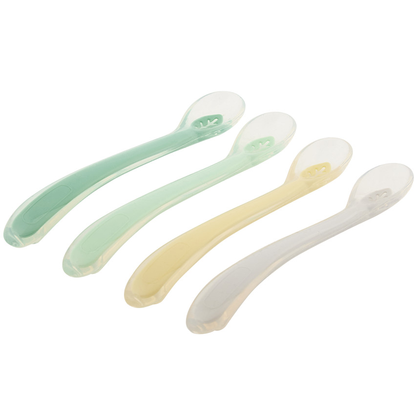 Lot de 4 cuillères en silicone Yummix - Vert 