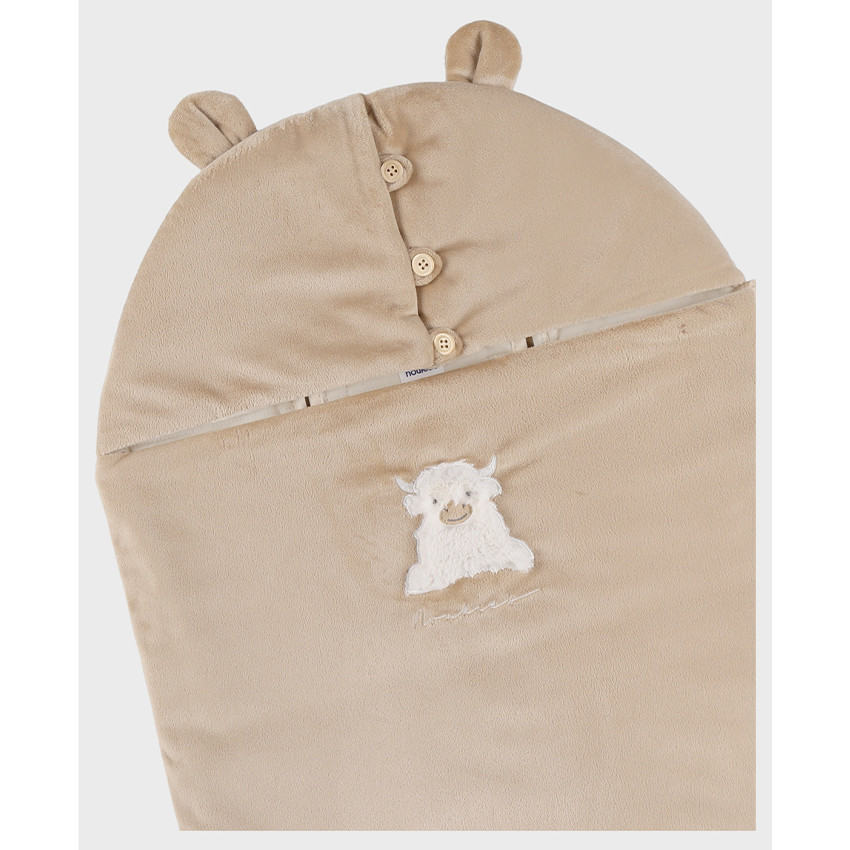 Nid d'ange veloudoux Fluffy Beige 