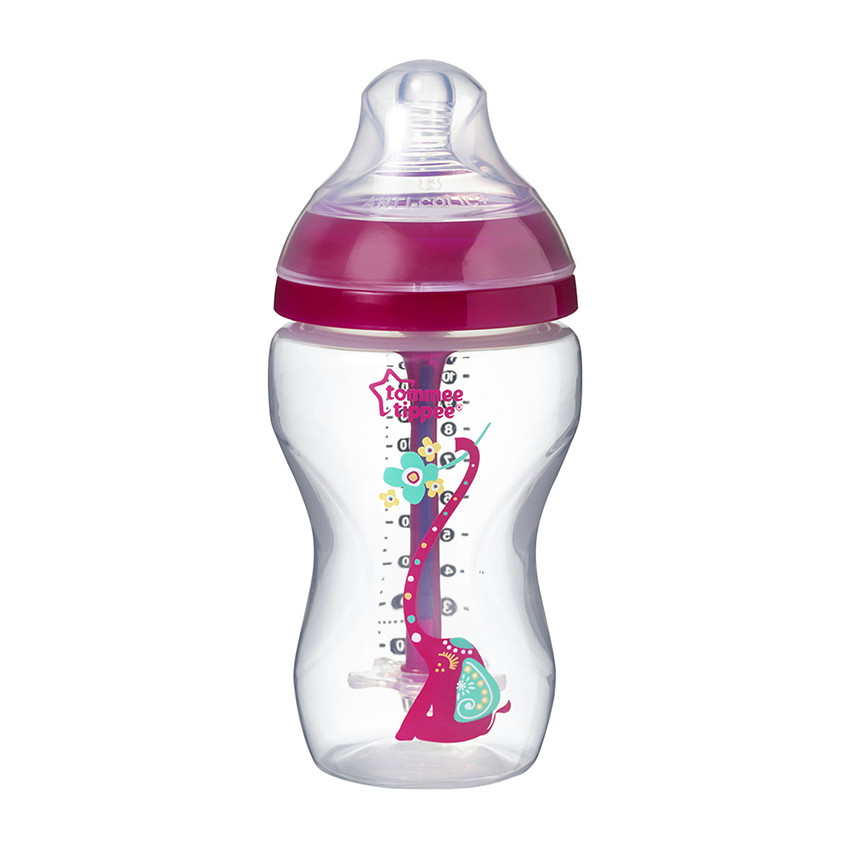 Biberon anti-colique avancé 340ml - Déco fille 