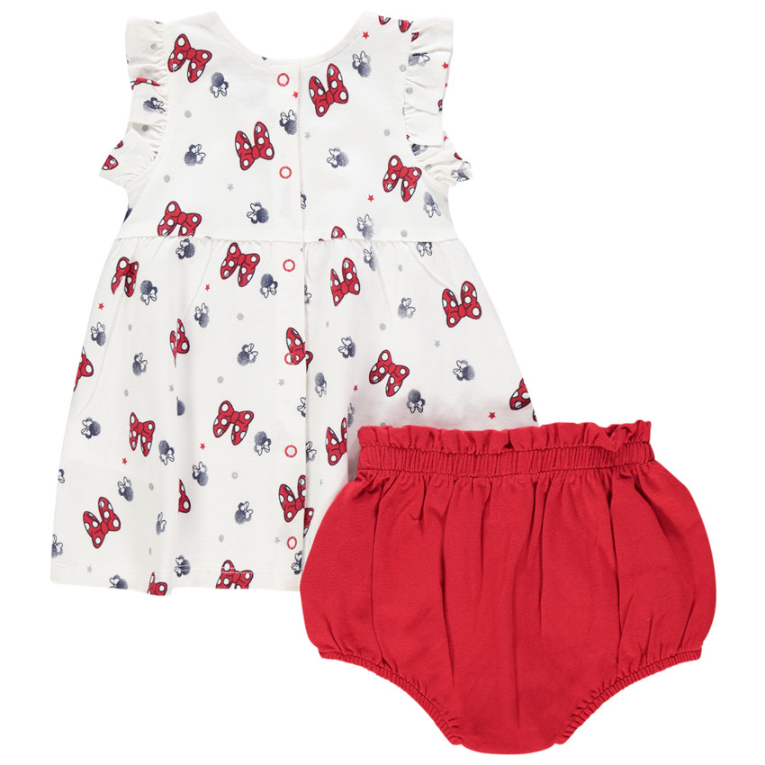 Ensemble robe imprimée Minnie Disney et bloomer 