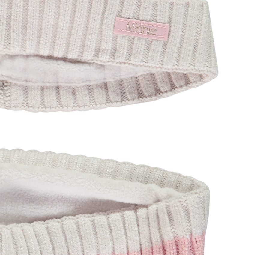 Ensemble bonnet + snood Minnie Disney pour fille 
