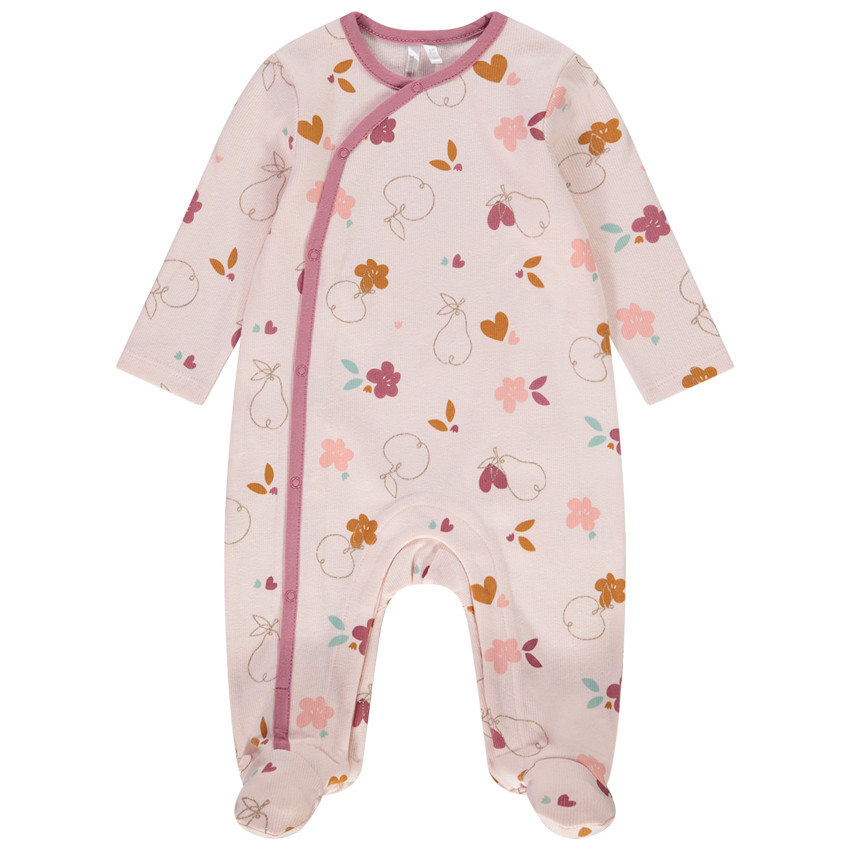 Pyjama in jersey met fruitprint voor meisjes 
