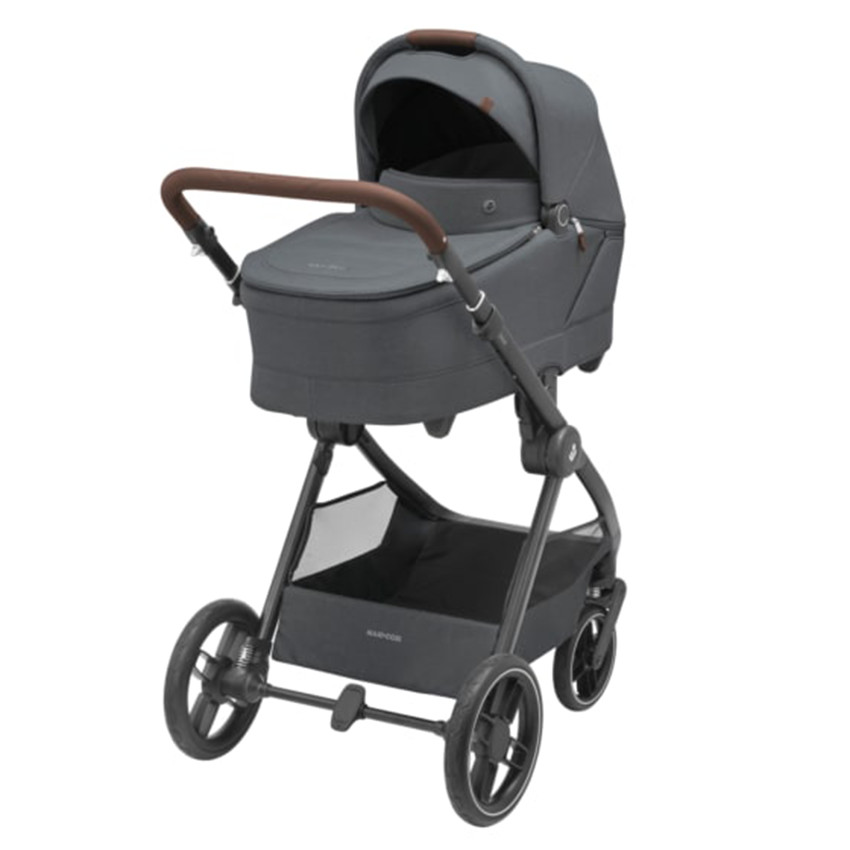 Poussette Oxford Plus + nacelle Twillic Graphite 