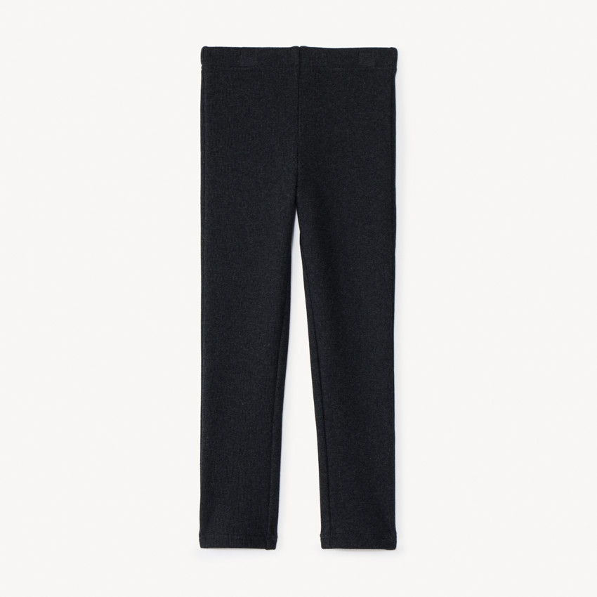 Ribgebreide en fleece gevoerde legging voor meisjes 