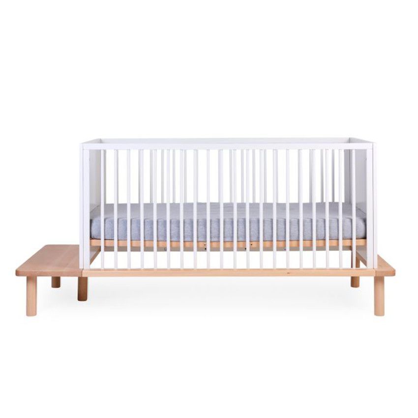 Evobed + Barrière de lit 140X70CM Ecru 