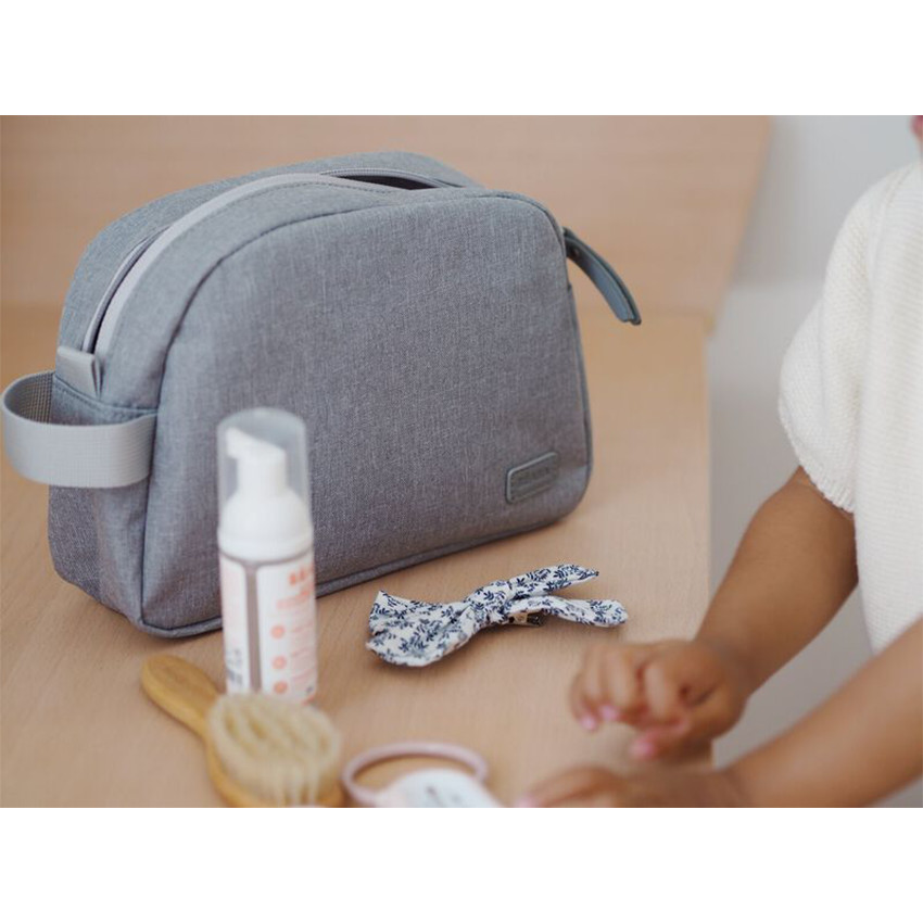 Trousse de toilette Gris chiné 