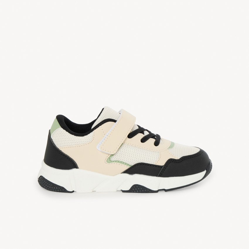 Sportieve sneakers in mesh met inzetstukken voor jongens 