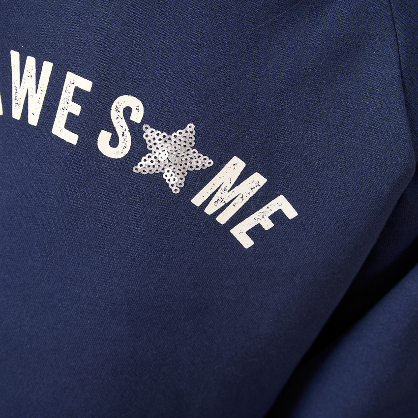 Lange mouwen bi-materiaal jurk met geruite onderkant voor meisjes 