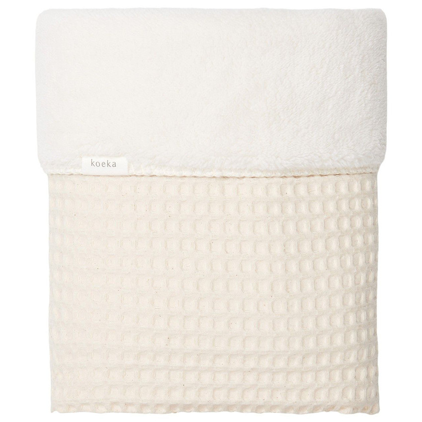 Couverture lit Teddy Oslo Gaufré Natural Pebble 100x150cm TOG 0.3 