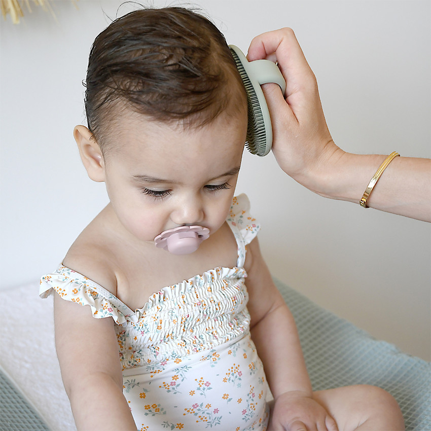 Borstel in silicone Misty Green 