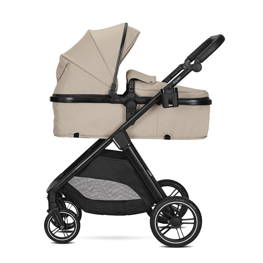 Poussette Aspen 2-en-1 avec Nacelle transformable Beige 