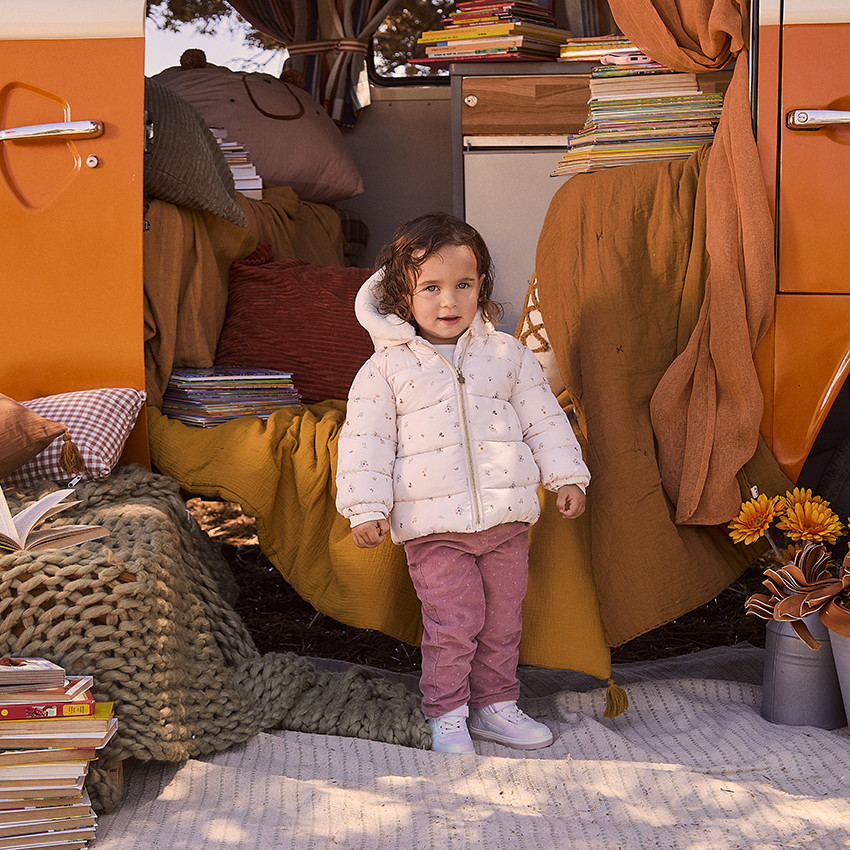 Doudoune doublée Grand Froid à imprimé floral pour bébé fille 