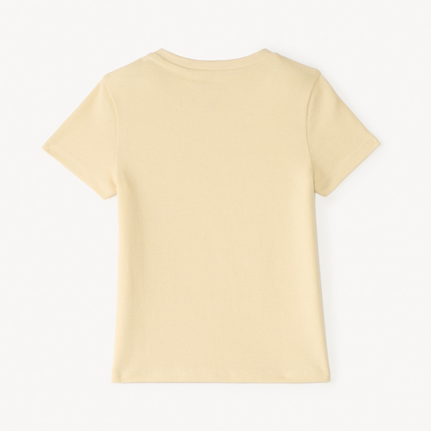 T-shirt manches courtes en maille fantaisie avec poche ludique pour bébé garçon 