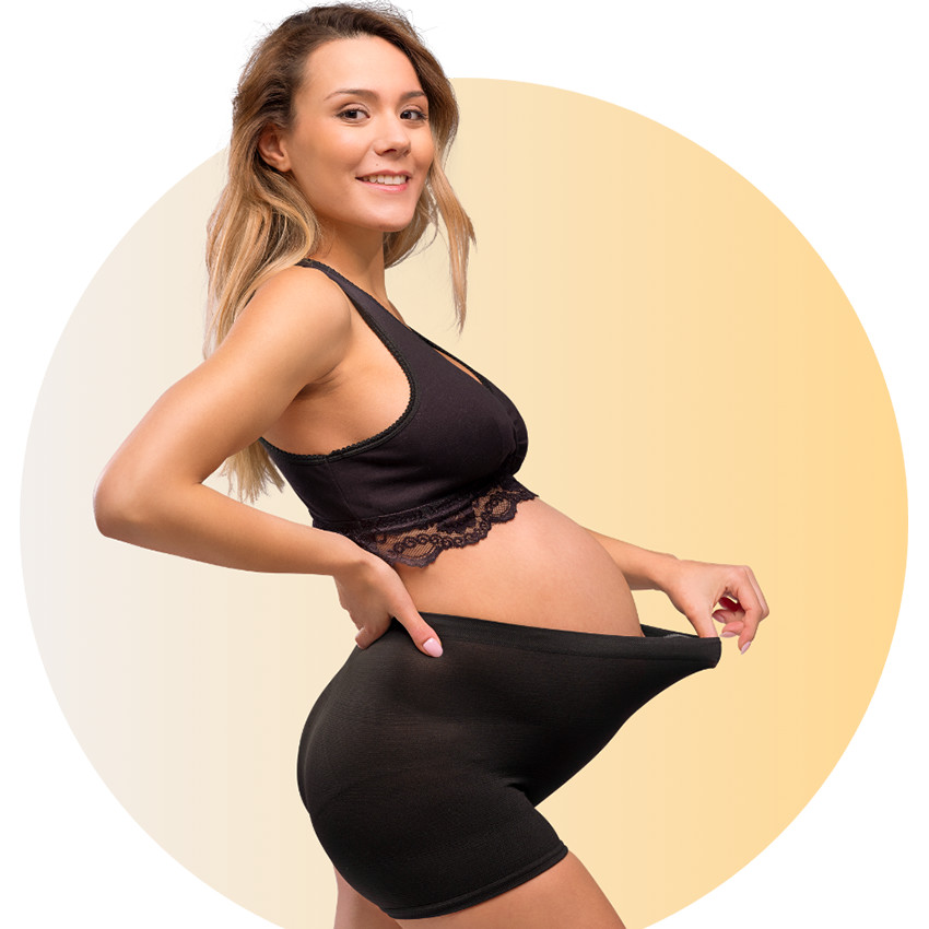 Culotte de grossesse et hospitalière Delux - TU - blanc - 2 pcs 