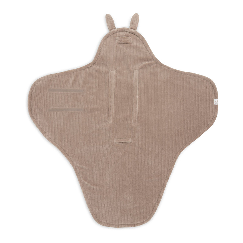 Wikkeldeken Bunny Cloudy Rib Milky Coffee 