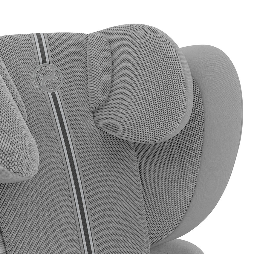 Vouwbare Solution G2 i-Fix autostoel met Plus-stof stone grey 