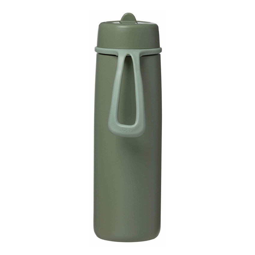 Gourde isotherme avec paille Flip Top 690ml Olive 