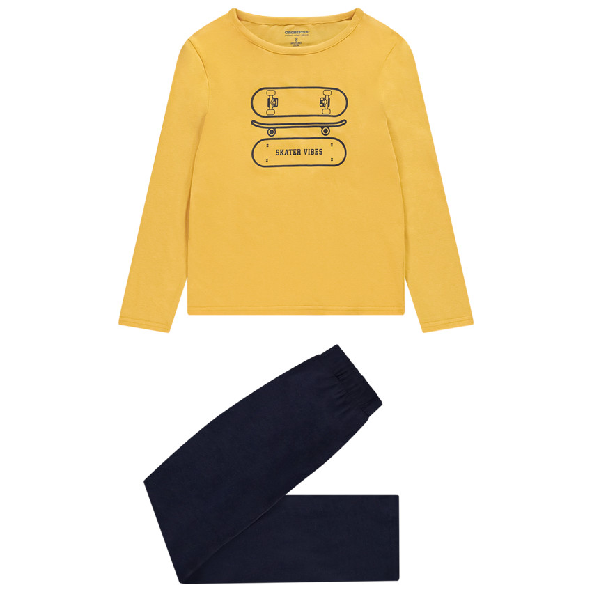 Set pyjama long 2 pièces print skateboard pour garçon 