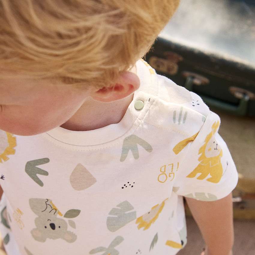 T-shirt manches courtes fantaisie pour bébé garçon 