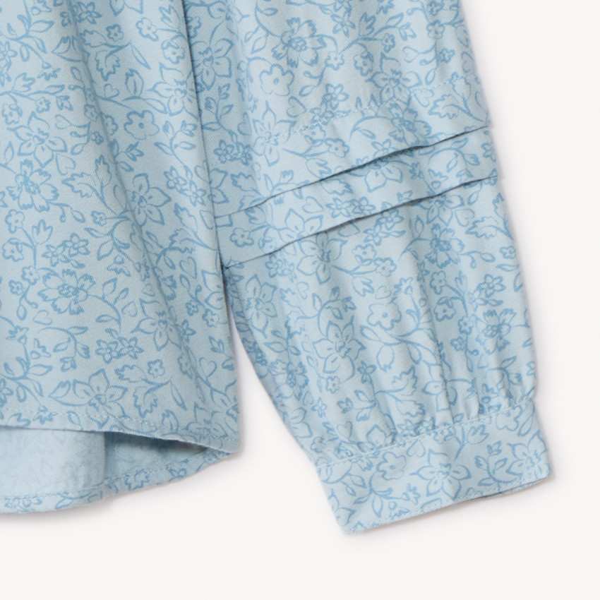 Bloes met lange mouwen en bloemenprint voor meisjes 