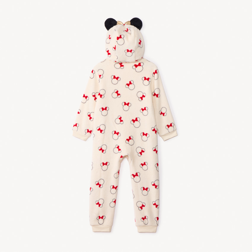 Surpyjama ludique Minnie Disney en sherpa fille 