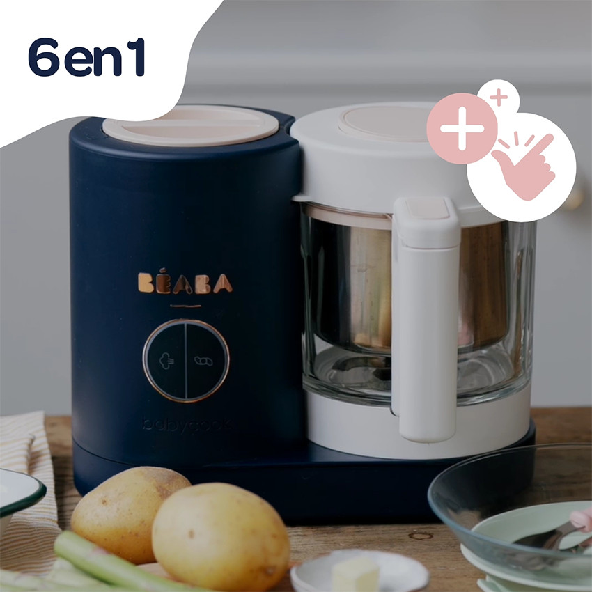 Babycook Néo robot cuiseur bébé 6 en 1 made in France bleu nuit 