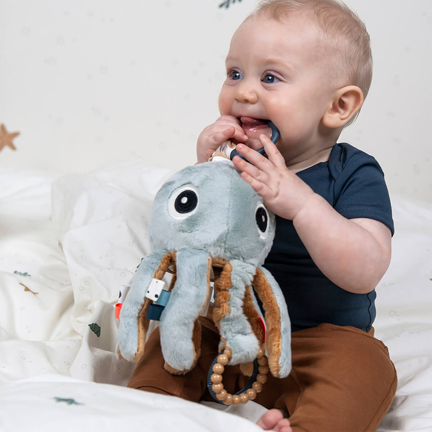 Hochet d'éveil Jelly - Bleu 