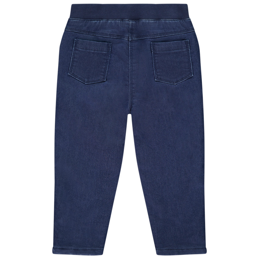 Jeans met volant aan de zakken voor meisjes 