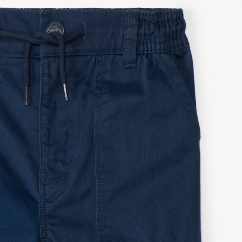 Pantalon droit en toile armurée pour garçon 