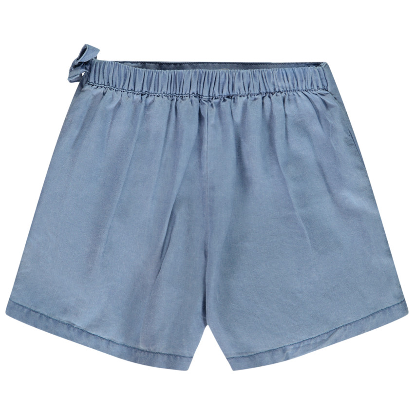 Rok short geknoopt in de taille voor meisjes 