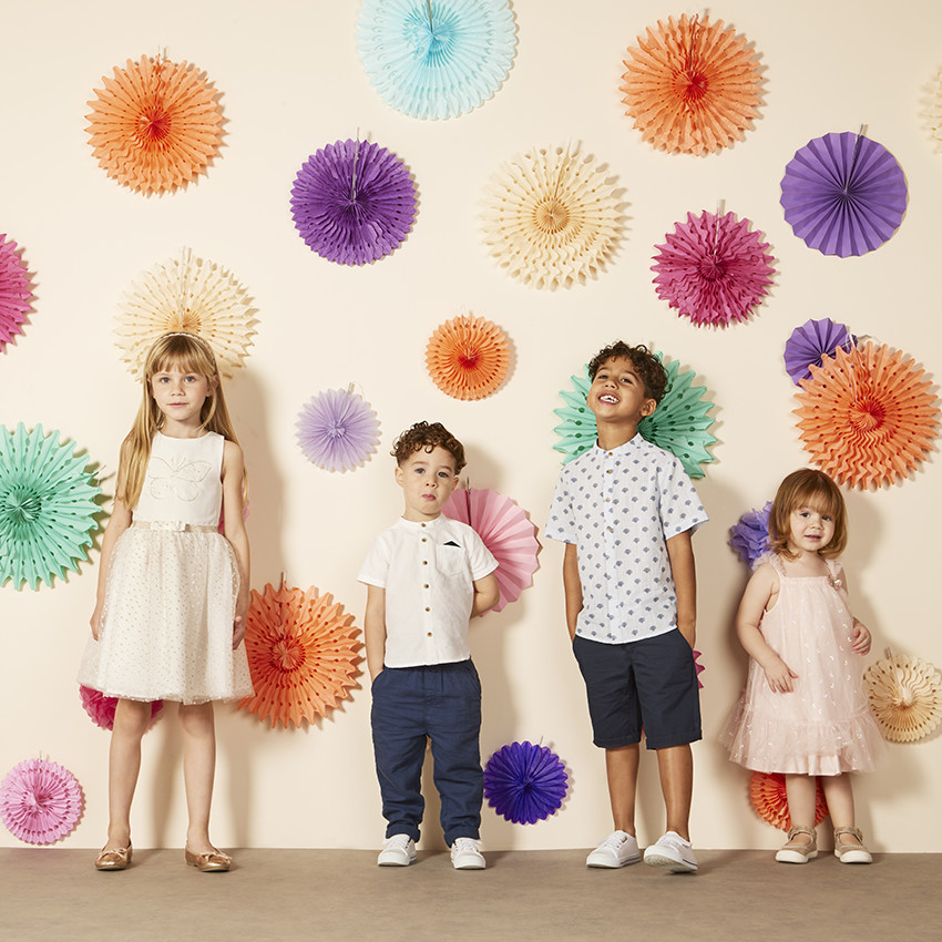 Pantalon uni en toile pour bébé garçon 