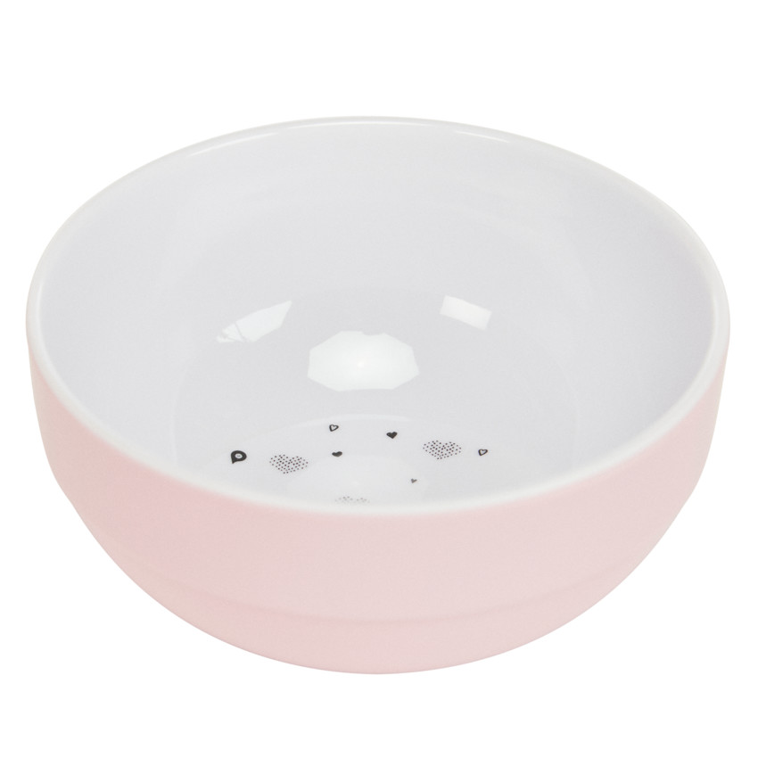 Melamine kom met roze hartenprint Prémaman 