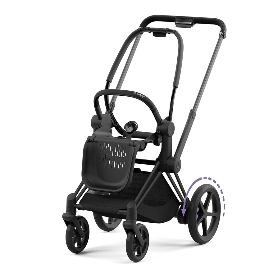Frame kinderwagen e-Priam Matt Black  