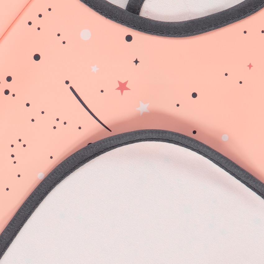 Bavoir tablier à manches longues à scratch Nala Disney 