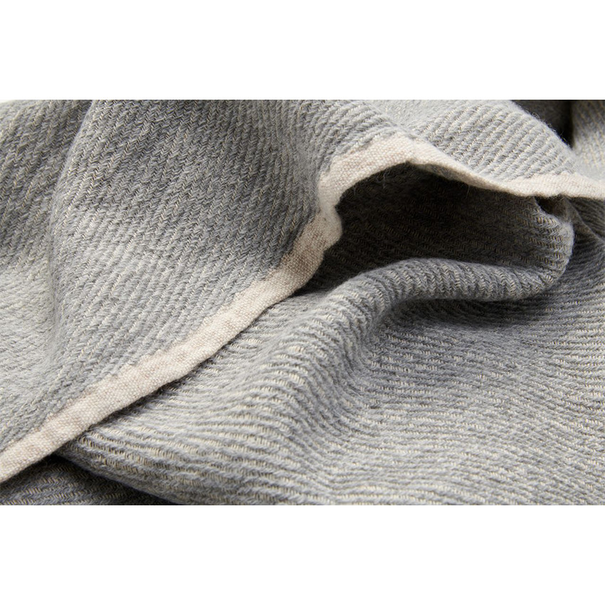 Wiegdeken wolmix Toronto Soft Grey 75x100cm TOG 0.8 