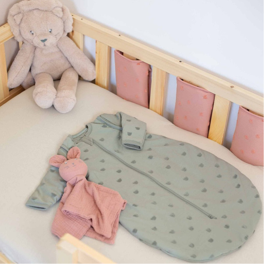 Set de 8 protections de barreaux avec velcro - Hop - Terracotta 