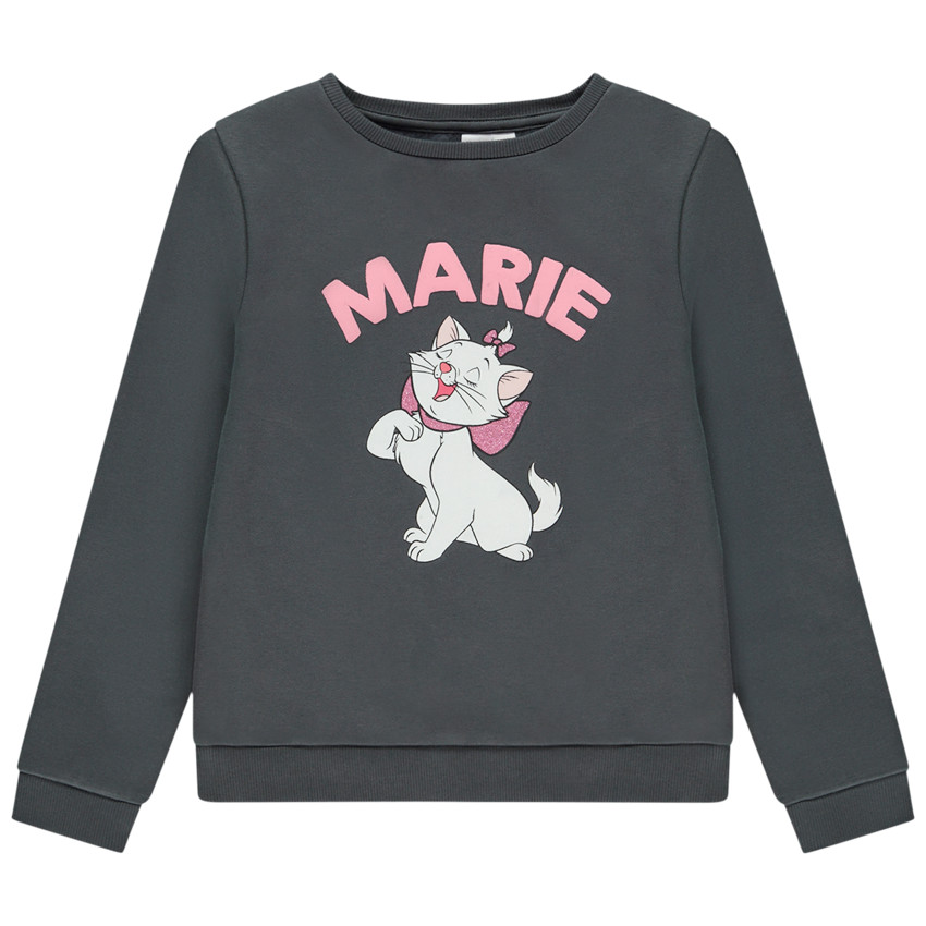 Sweat oversize print pailleté Marie Disney pour fille 