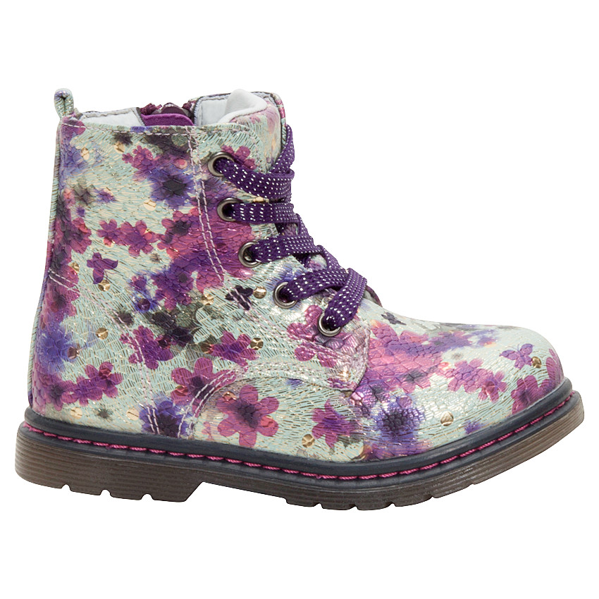 Pantoffels met schubeffect en bloemenprint "all-over" van 24 tot 29 