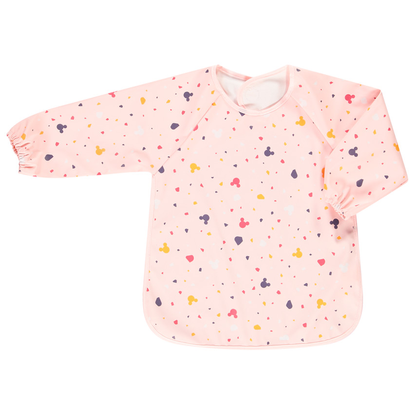 Bavoir tablier à manches longues Disney Minnie à scratch 