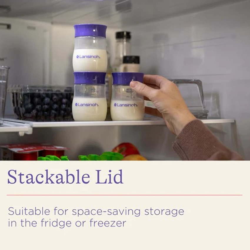 POT DE CONSERVATION POTS DE CONSERVATION LAIT MAT. NATURAL WAVE - 160ML - 4 PCS 