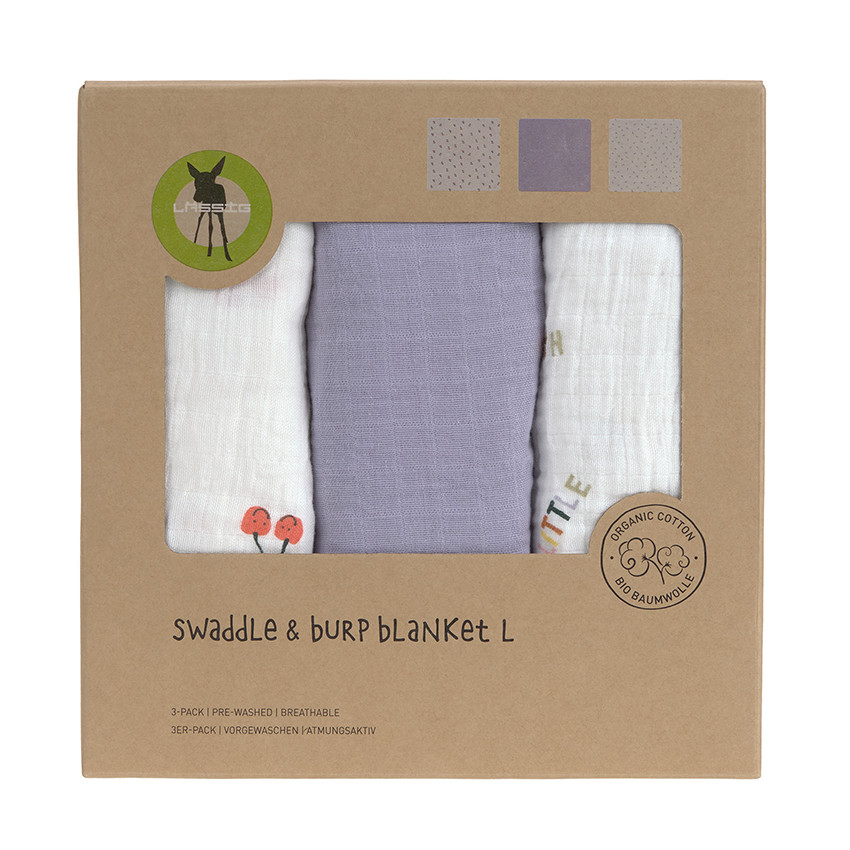 Tetradoeken 85x85cm Happy Fruits Cherry 3stks 