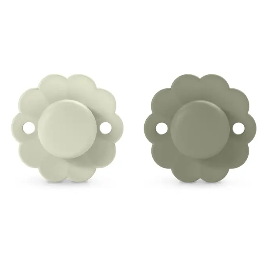 Sucette Wonder silicone Aqua/Green 6/18M 2pcs 