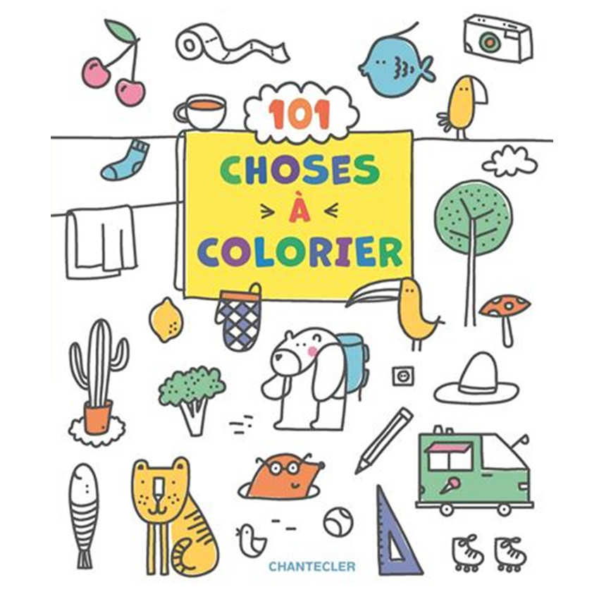 Livre de coloriage - 101 choses à colorier - à partir de 3ans 