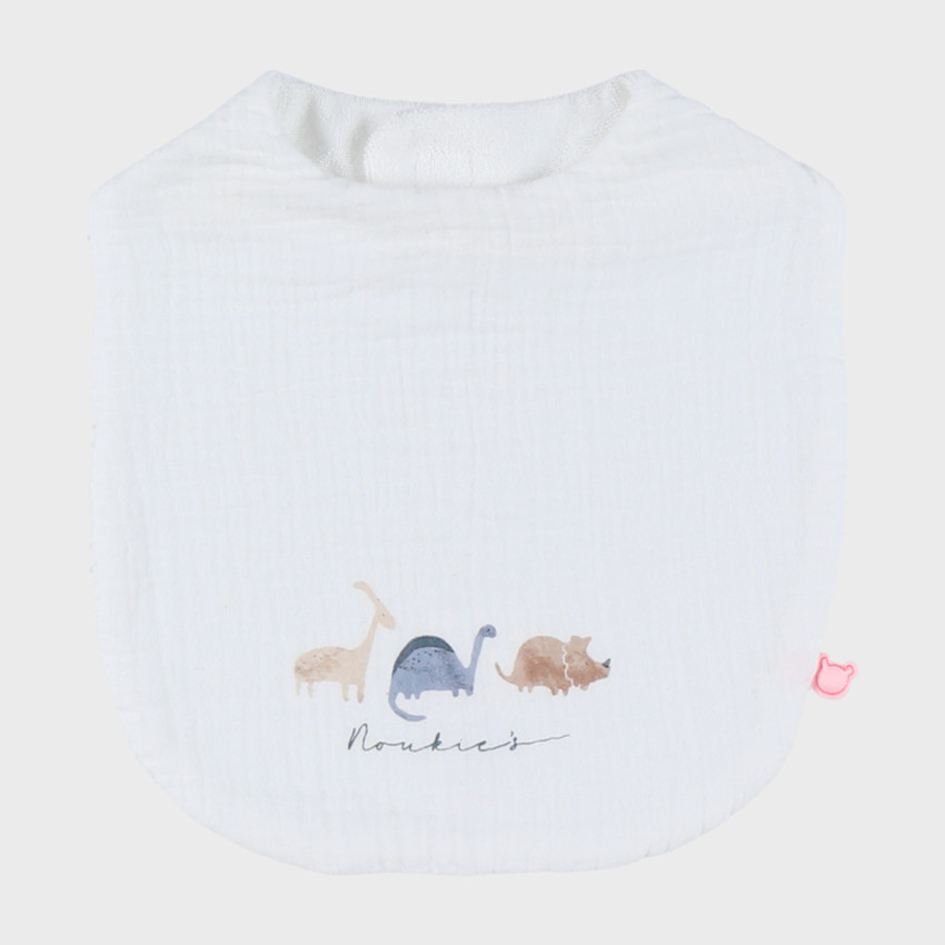 Set van 3 slabbetjes mousseline Bio Dinos 1-12m 