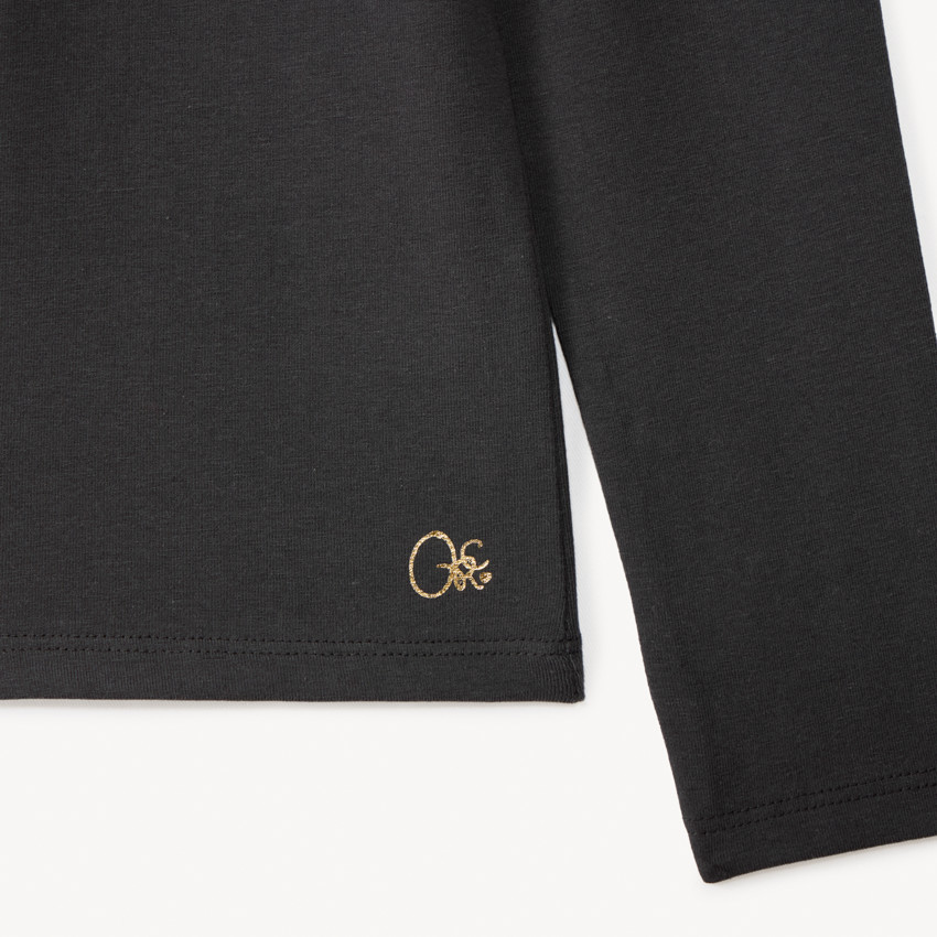 Lot de 2 sous-pulls unis à col roulé pour fille 