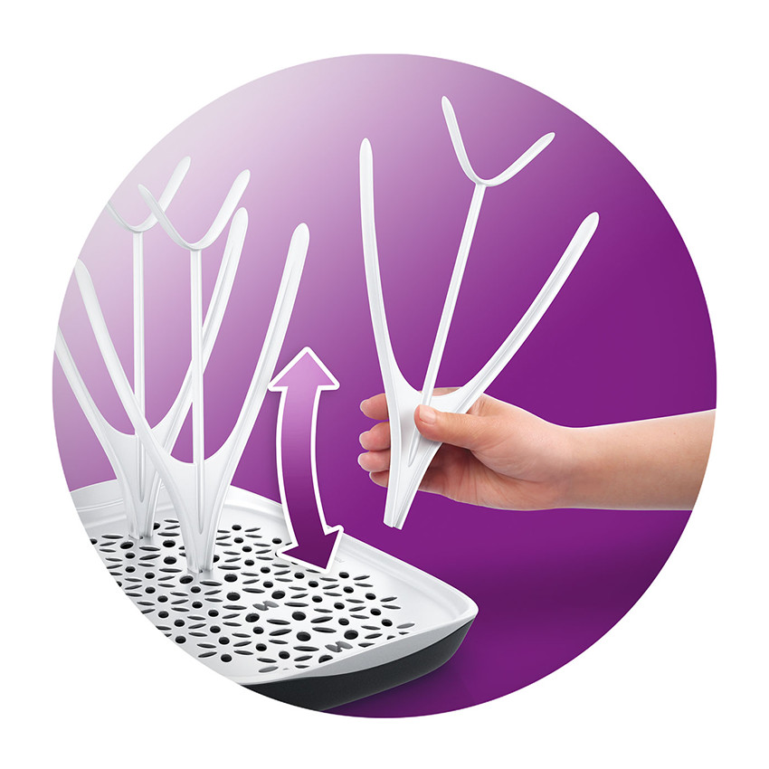 Egouttoir pour biberons - Blanc 