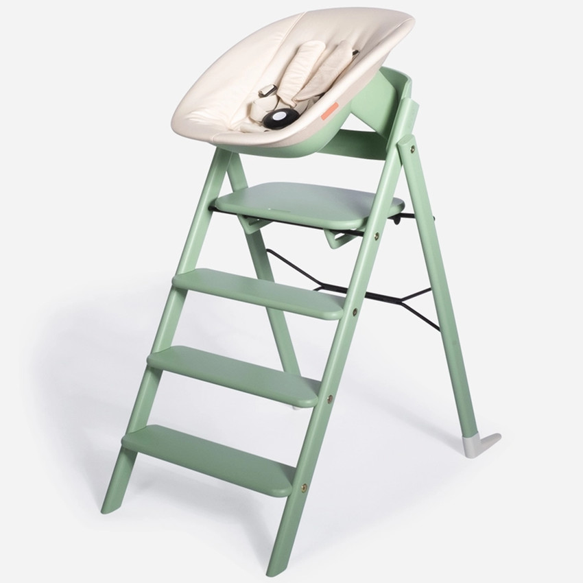 Chaise haute Kaos Klapp évolutive pliable Hêtre Vert 