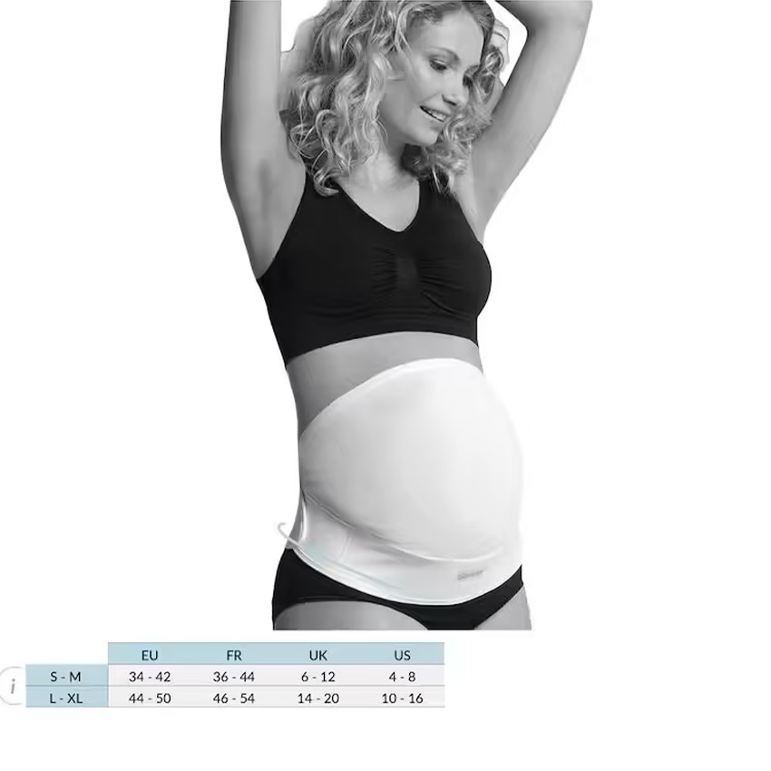 S/M - Verstelbare buikband - Zwart 