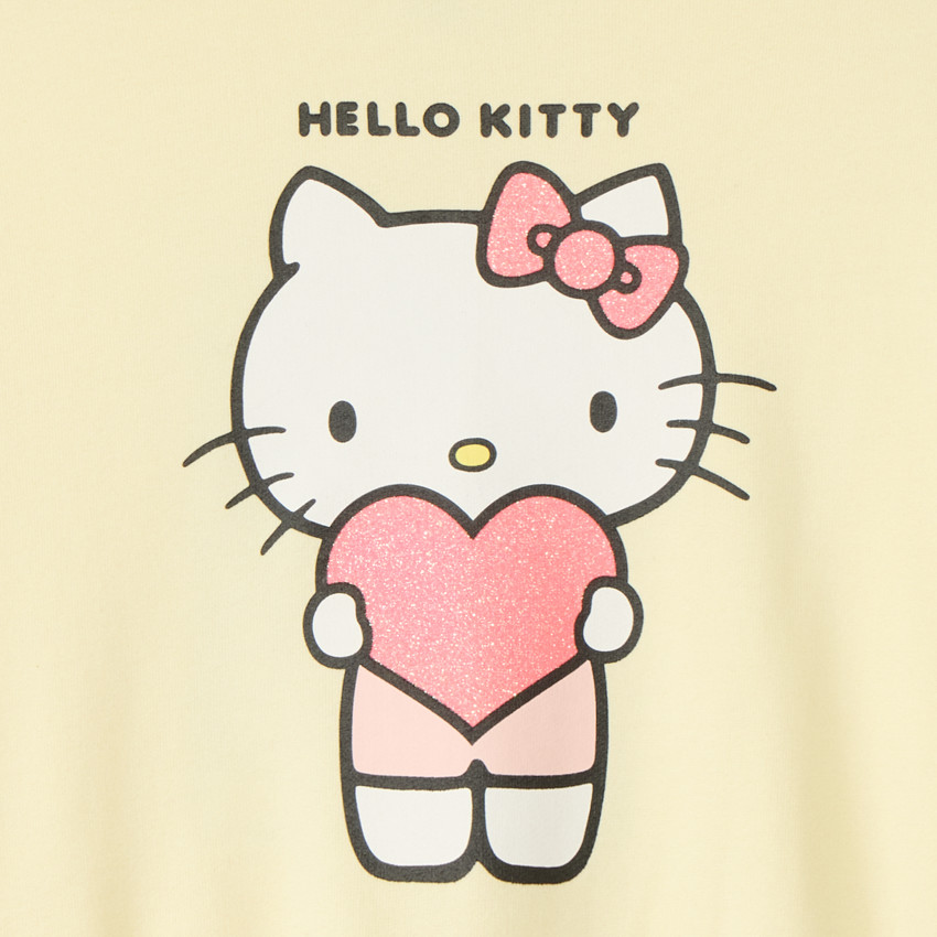 Sweat molleton oversize Hello Kitty pour fille 