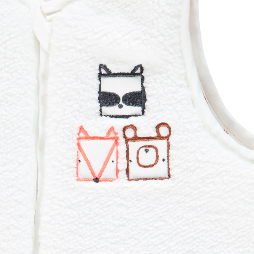 Slaapzak mouwloos omkeerbaar in popeline TOG 3.5 